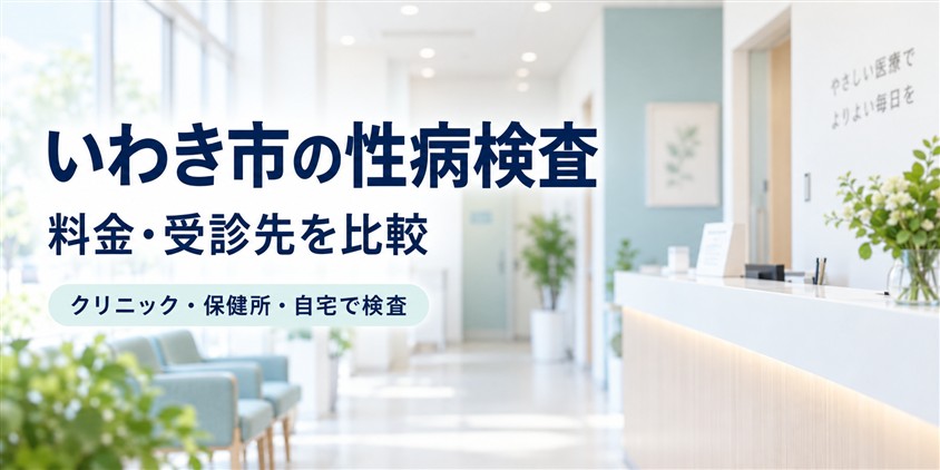 いわき市の性病検査|料金・受診先を比較(イメージ画像)