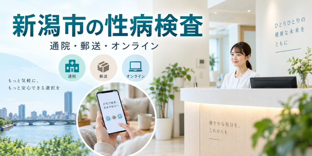 新潟市の性病検査｜通院・郵送・オンライン