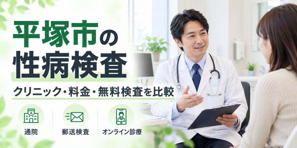 平塚市の性病検査―クリニック・料金・無料検査を比較