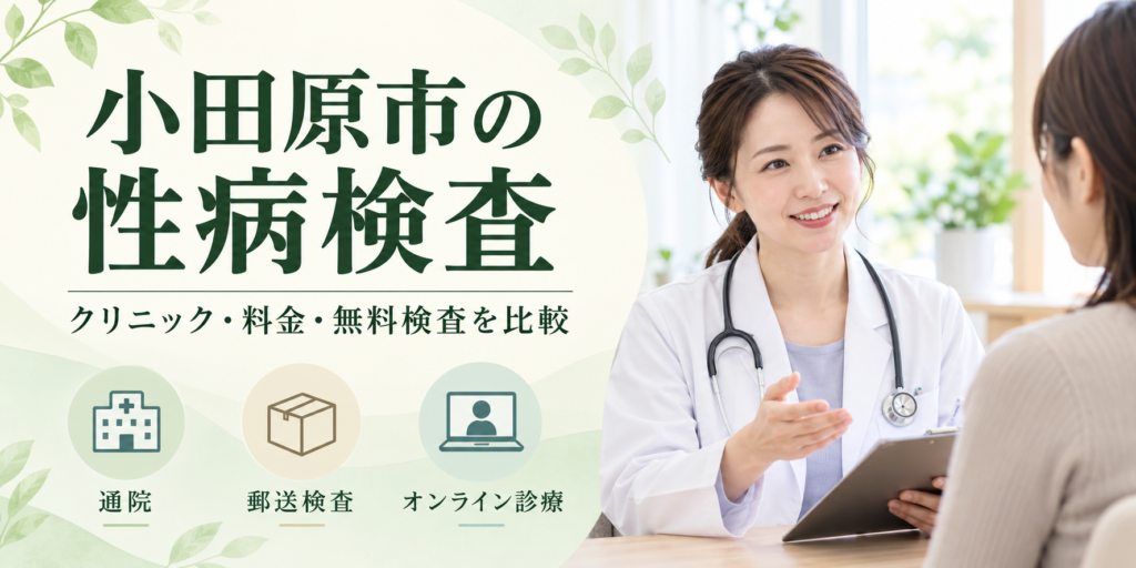 小田原市の性病検査 クリニック・料金・無料検査の案内(イメージ画像)