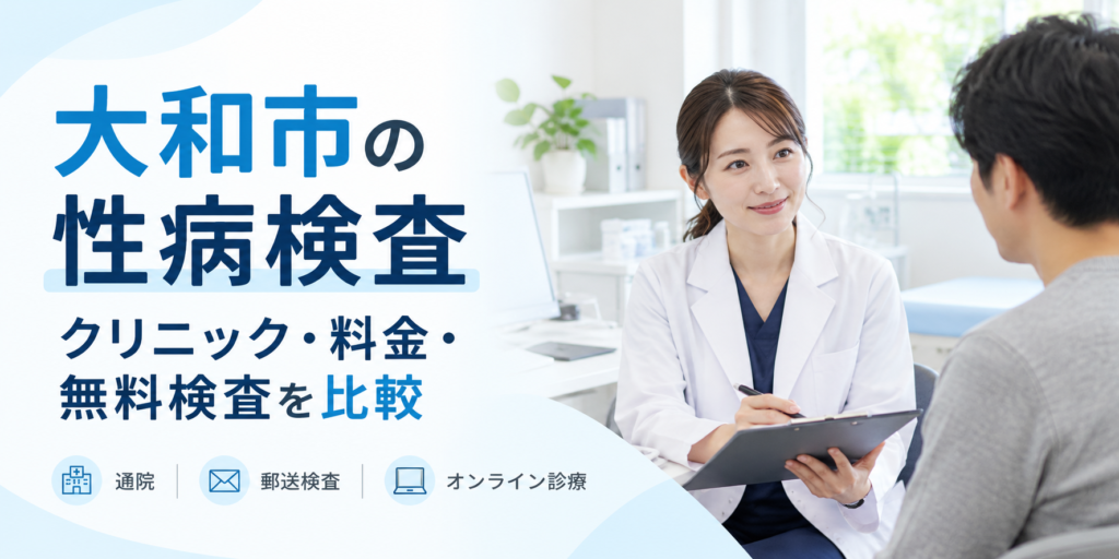 大和市の性病検査|クリニック・料金・無料検査を比較(イメージ画像)